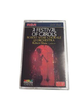 RCA Gold Seal A Festival Of Carols Robert Shaw Chorale Orchestra Cassette Tape